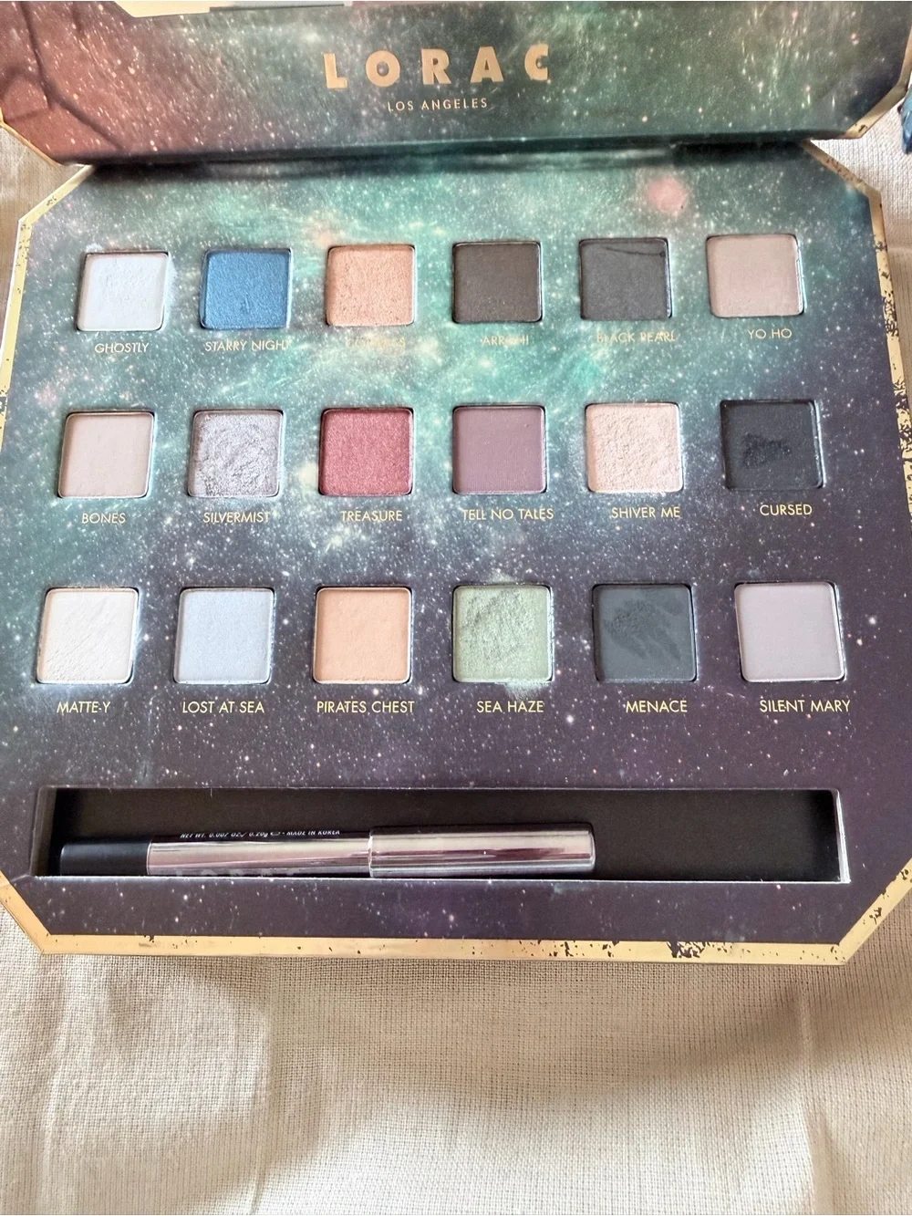 Disney x LORAC Pirates of the Caribbean PRO Eyeshadow Palette Limited Edition